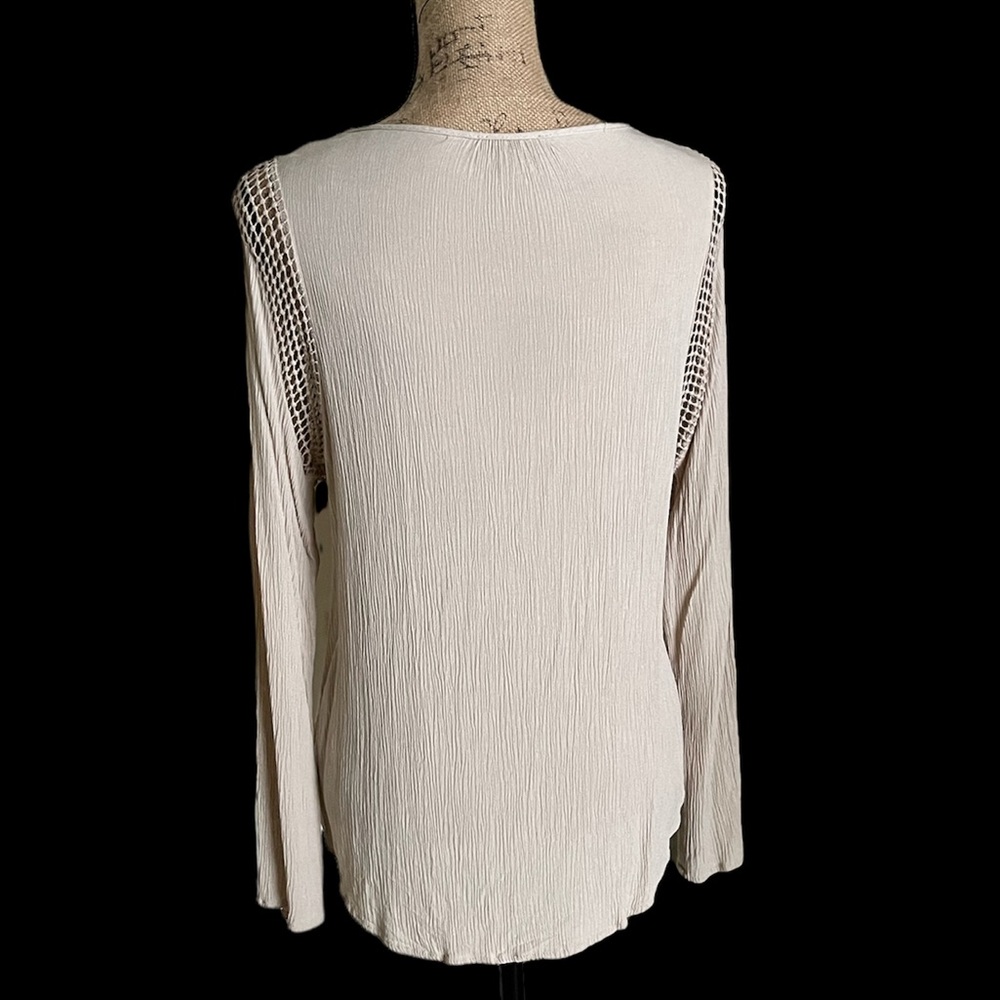 Joseph A Boho 100% Viscose Tunic Blouse Large - Picture 7 of 16